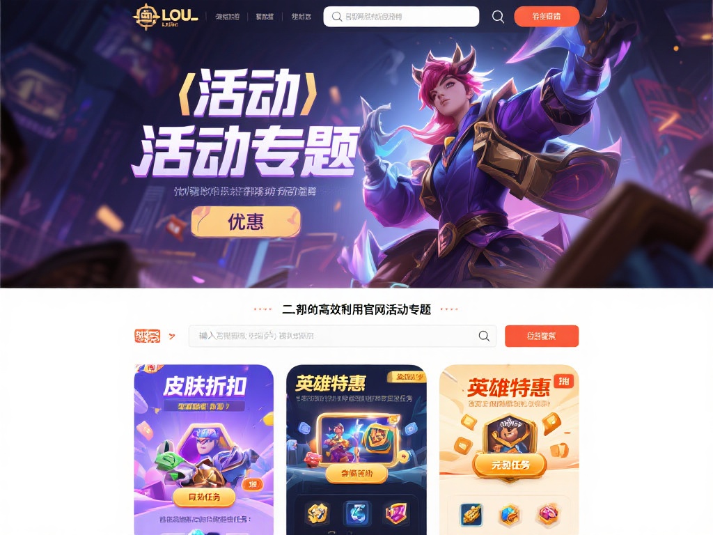 LOL官网活动专区,最新优惠尽在掌握! 二:如何高效利用官网活动专题
想要从L